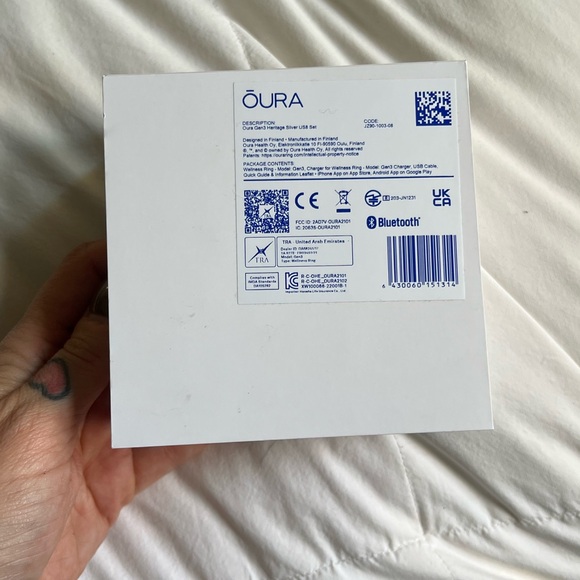 Oura Gen3 Heritage Silver US8 Set - Picture 5 of 5